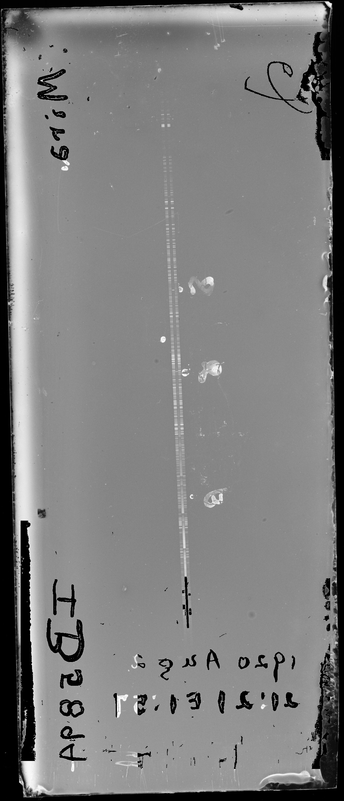Previous photographic remainder revealed at left