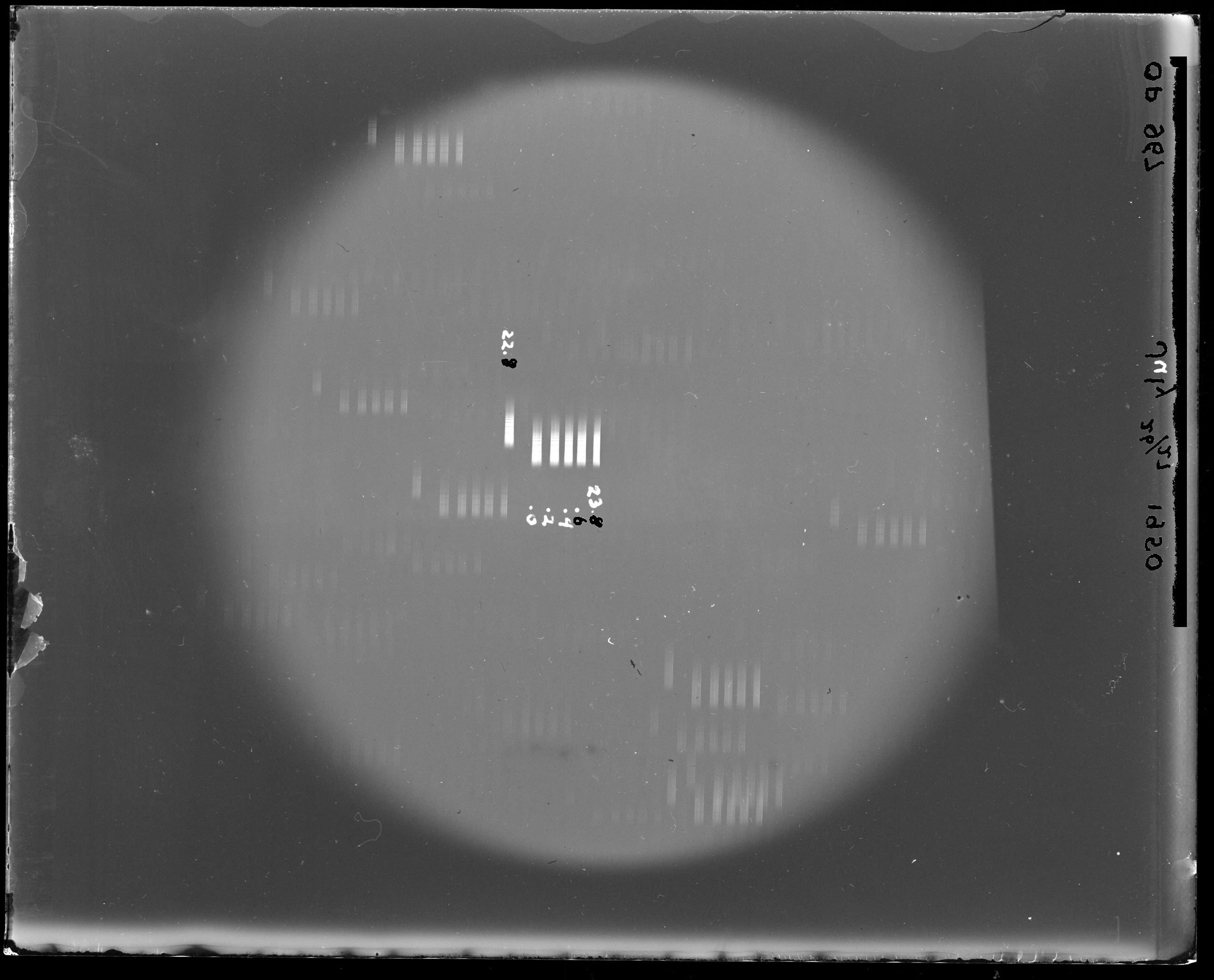 Previous photographic remainder revealed at left