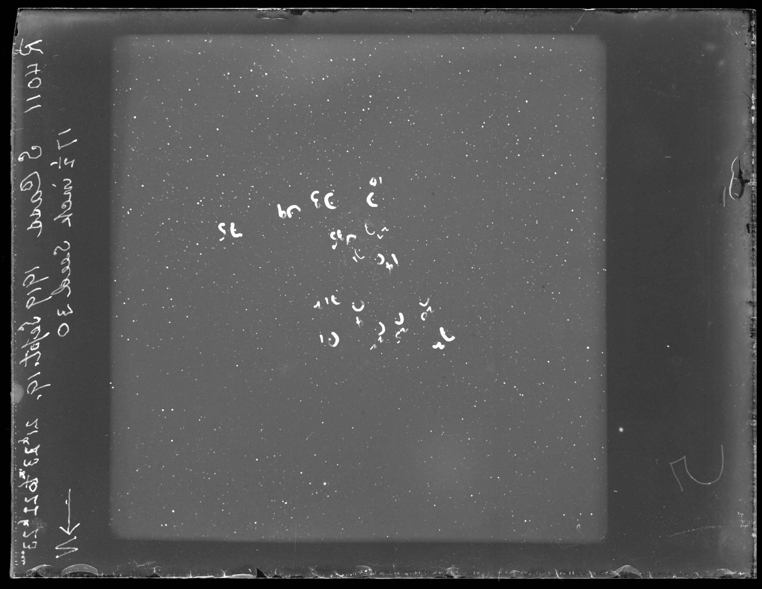 Original scan with candidate annotation selection in cyan
