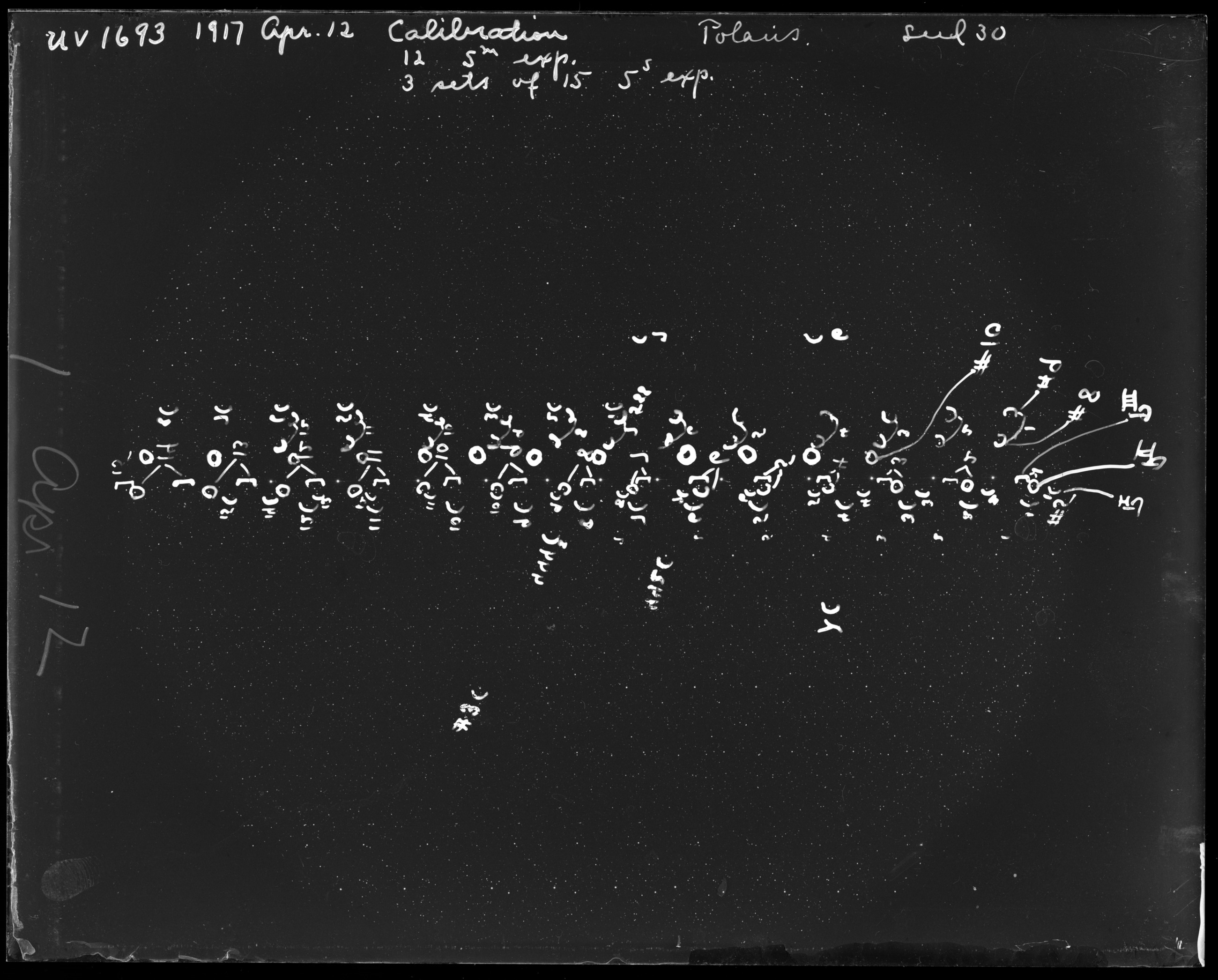 Original scan with candidate annotation selection in cyan