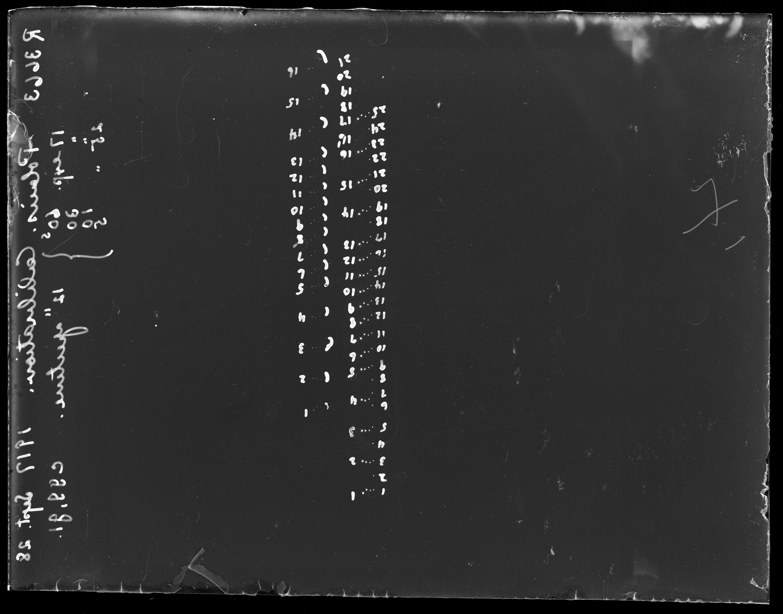 Original scan with candidate annotation selection in cyan