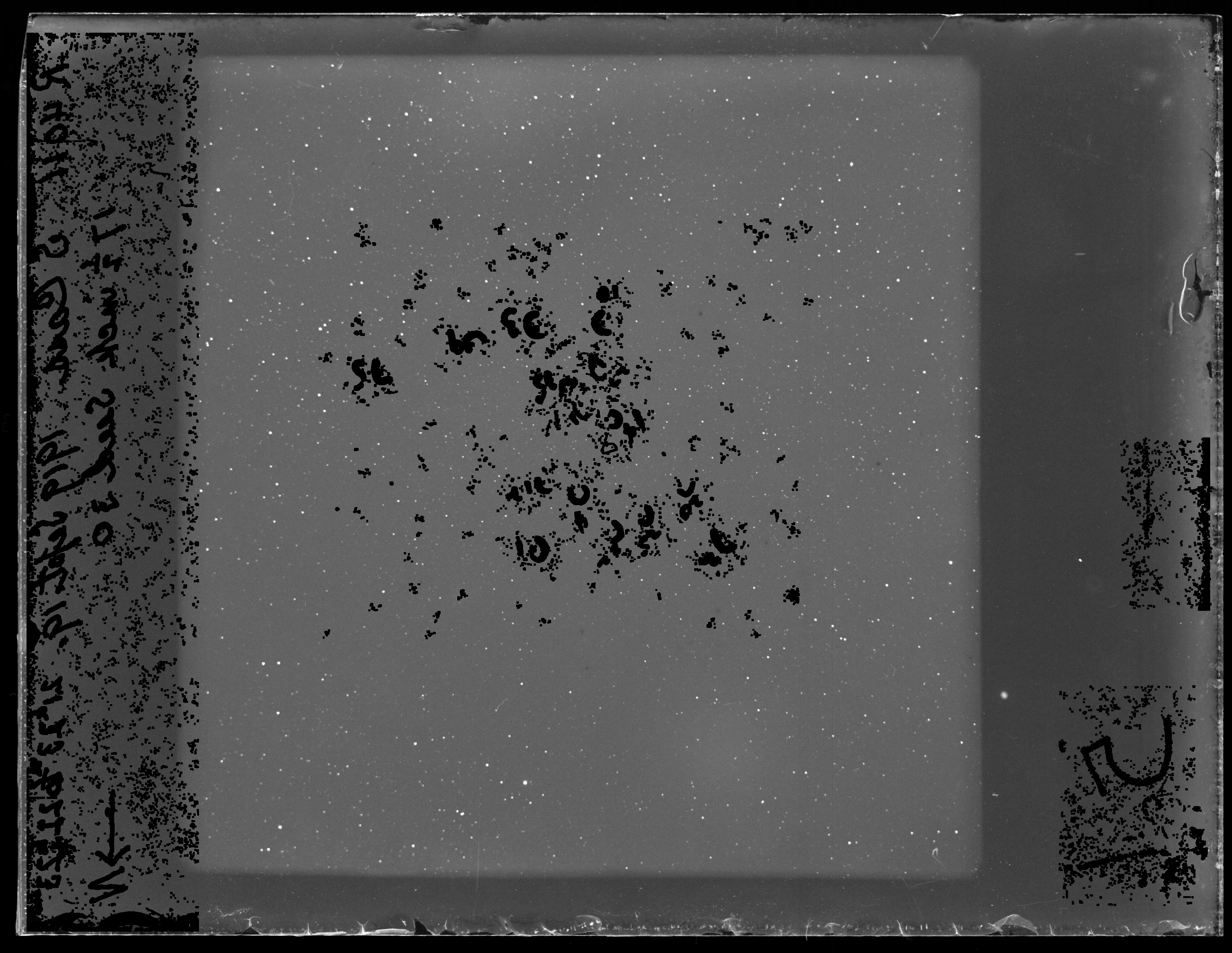 Photographic remainder using expanded exclusion mask